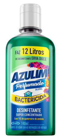 Imagem do produto Desinfetante Super Concentrado Diluível Erva Doce AZULIM 140ml